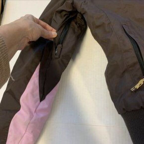 Orage Brown winter ski jacket coat size small - Picture 4 of 10